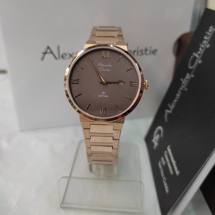Jam Tangan Analog Wanita Alexandre Christie Ac 8564 LD All Stainless barang ada