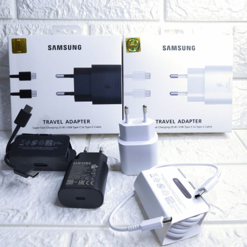 Charger Samsung 25W Note 10 Super Fast Charging Original USB Type C  to Type C