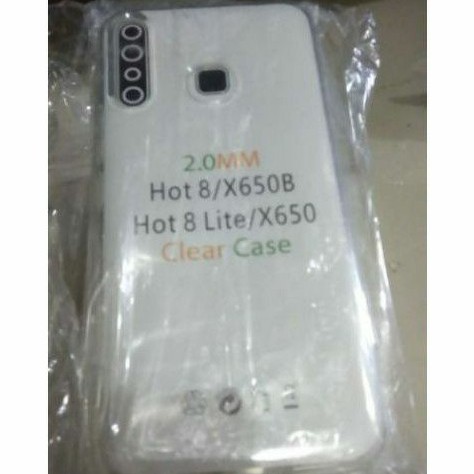 infinix hot 8 silikon kondom softcase casing cover clear case bening infinix hot 8 hot 8lite X650