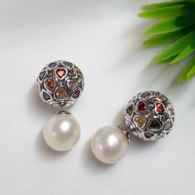 Giwang Mutiara | Mutiara Lombok | Bersertifikat | Asli | Mutiara Laut