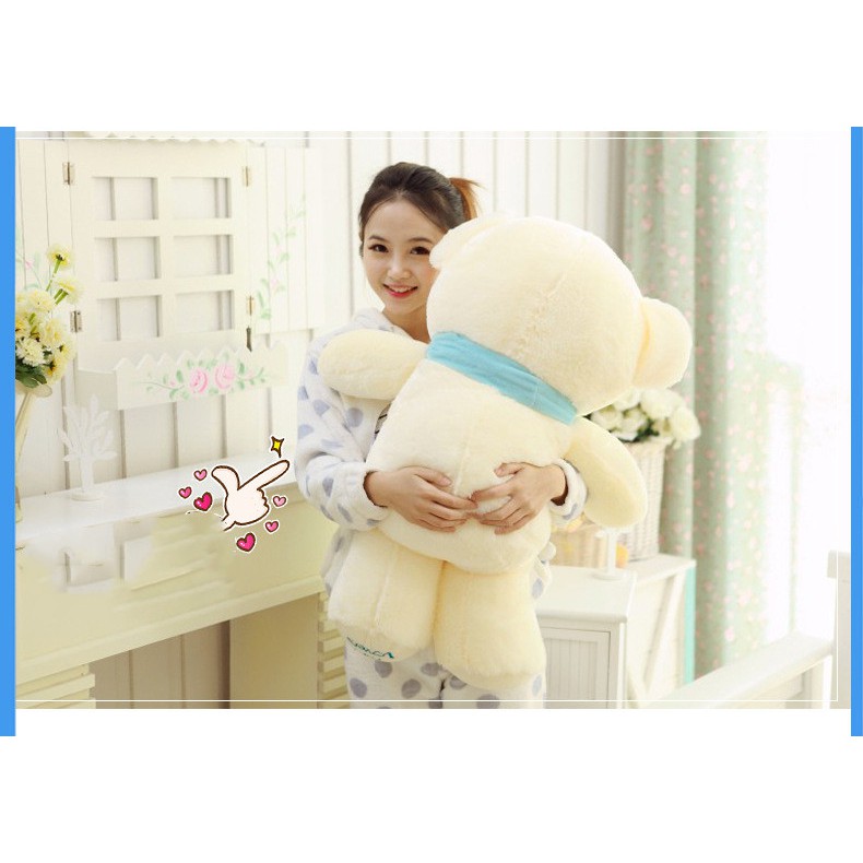 30-80 cm Baru Pasangan Syal Beruang Boneka Mainan Mewah Boneka Beruang Boneka Mewah Beruang Kecil Yang Lucu Boneka Mewah