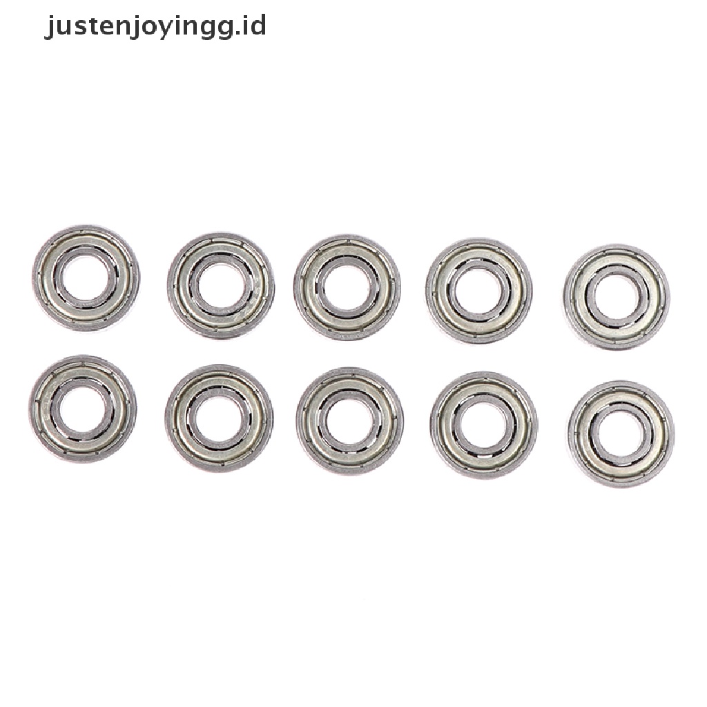 10 Pcs Miniatur Bearing deep groove Bentuk Bulat Bahan carbon steel 696ZZ