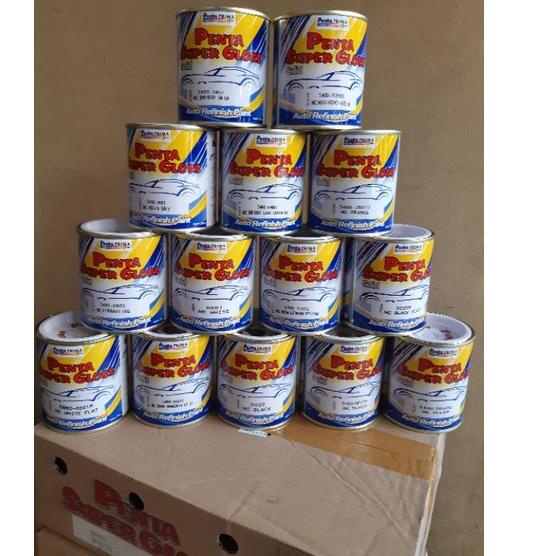 Gratis Ongkir CAT DUCO PENTA SUPER GLOSS NC HITAM/PUTIH/SILVER/CLEAR/CLEAR DOFF/HITAM DOFF & DLL 200