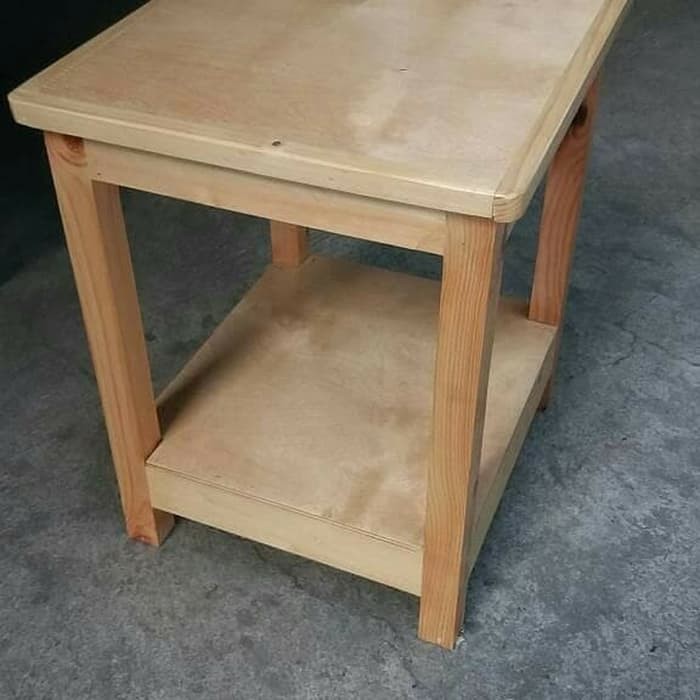 Meja Dudukan Dispenser Meja Nakas Samping Kayu Jati Belanda
