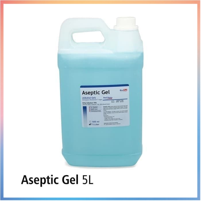 Onemed Aseptic Gel Hand Sanitizer 5 Liter