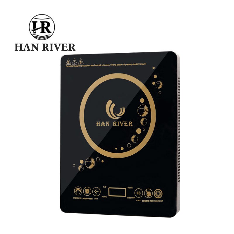 

HAN RIVER HRIC02BK Kompor Listrik 1200watt Layar sentuh Black Induksi