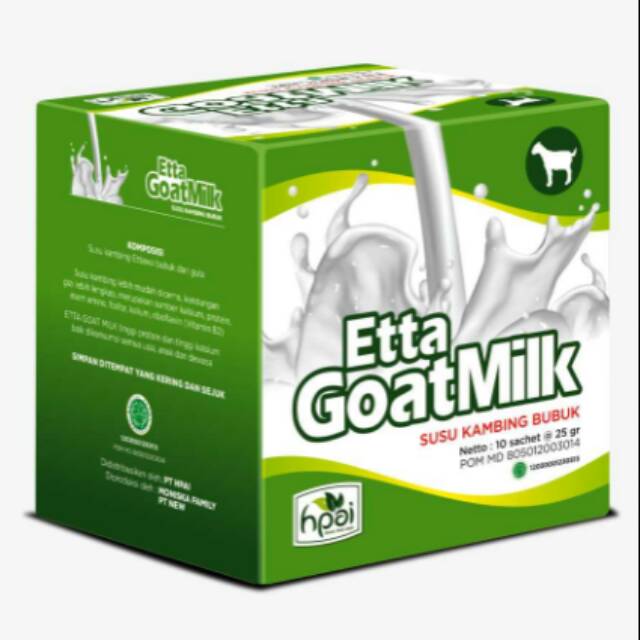 

Etta Goad Milk (Susu Kambing Etawa Murni)