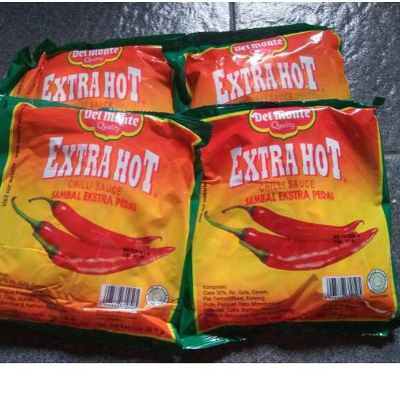 

New Delmonte Extra Hot Saus Sambal Sachet isi 24 pcs Del Monte