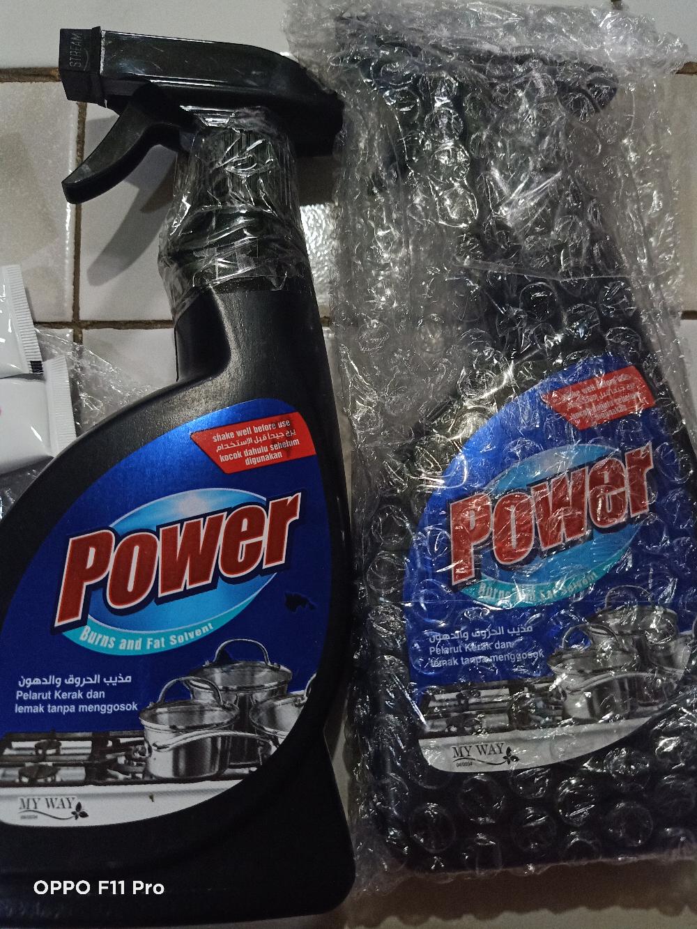 Power Degreaser Myway/power Black Myway/penghilang Kerak Di Penggorengan Free Buble Warp