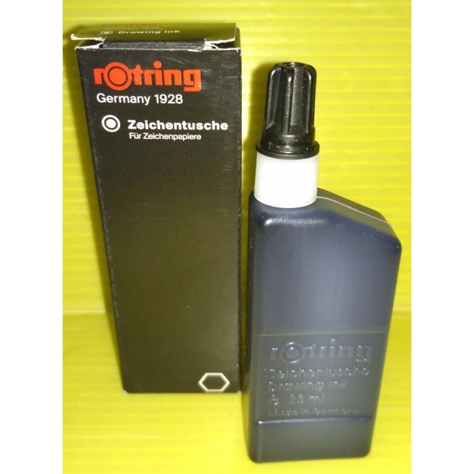

Ink | Rotring Drawing Ink | Refill Tinta Rotring Warna Hitam