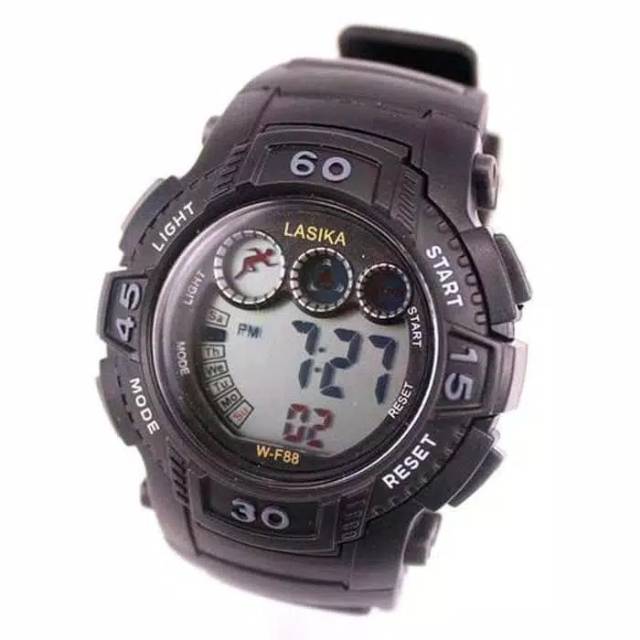 Jam Tangan Pria Sporty Tanggal/Hari Aktif Lasika Tahan Air F-88