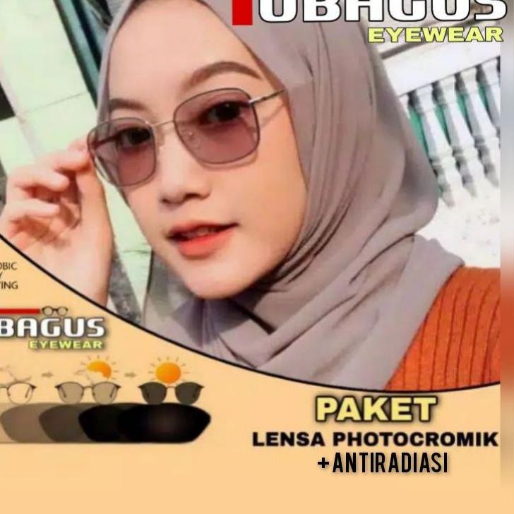 Kacamata paket lensa photocromic/  lensa photocromic antiradiasi 
