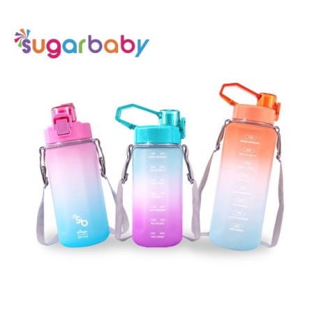 Sugar Baby Tritan Fit Bottle 2in1 Rainbow 1050ML - Botol Minum Anak