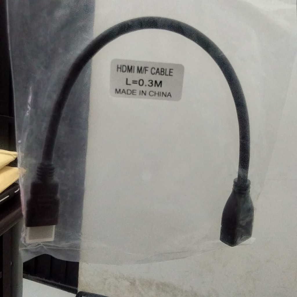 Kabel HDMI Male Female 0.3m Perpanjangan / Extender / Extension