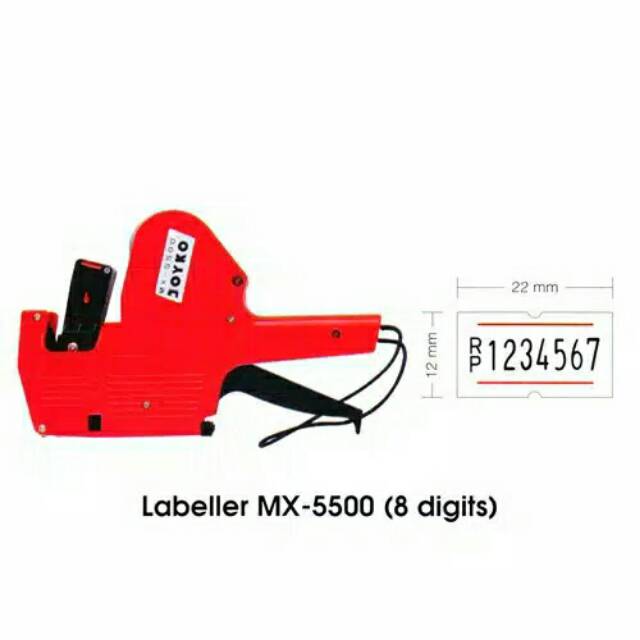 

Mesin label joyko mx - 5500 m 8 digits price labeller