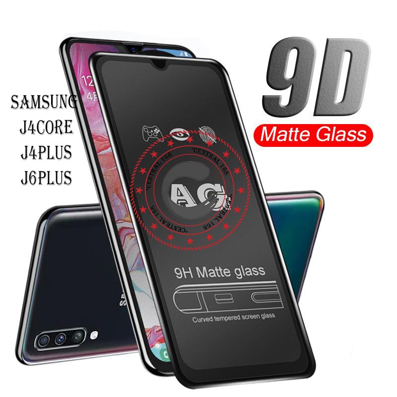 tempered glass matte anti glear SAMSUNG J4 J6 J4CORE J4PLUS J6PLUS PLUS CORE anti gores minyak matte
