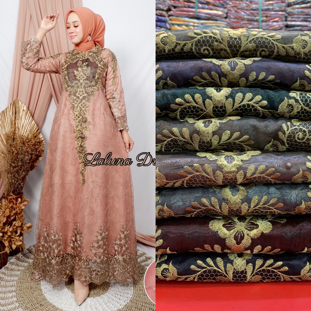 OMLINE.KEBAYA // LALUNA Dress By Pelangi Jaya