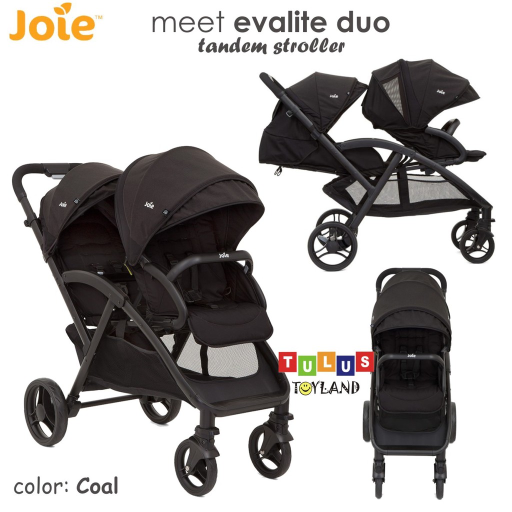 Joie Evalite Duo Tandem Twin Stroller Anak Kembar Kereta Dorong Bayi