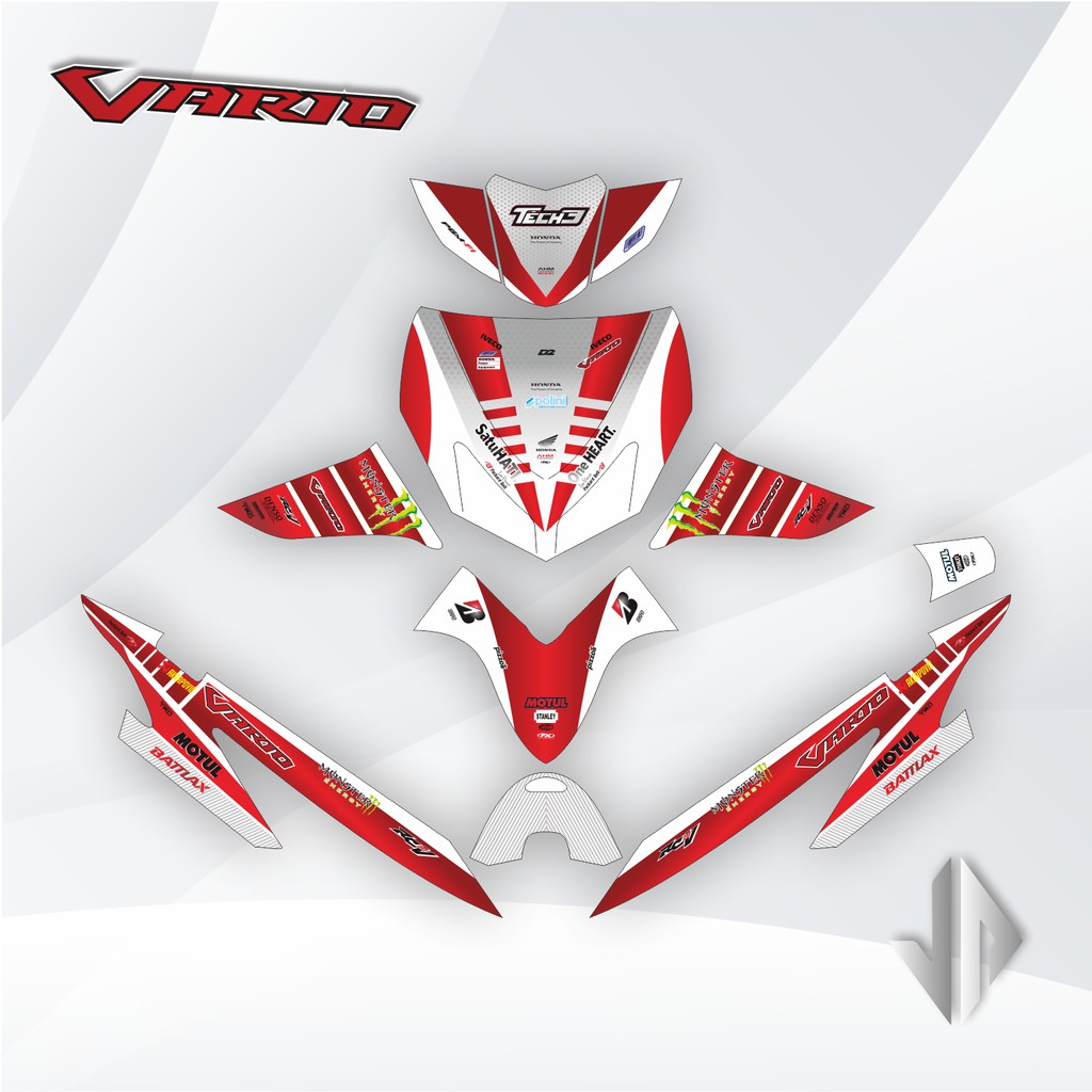 Decal Sticker / Stiker Vario 110 CW 2006 2007 2008 19