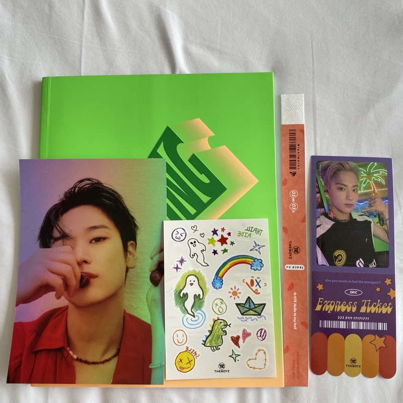 The Boyz thrill ride album photocard pc juyeon eric jacob new chanhee