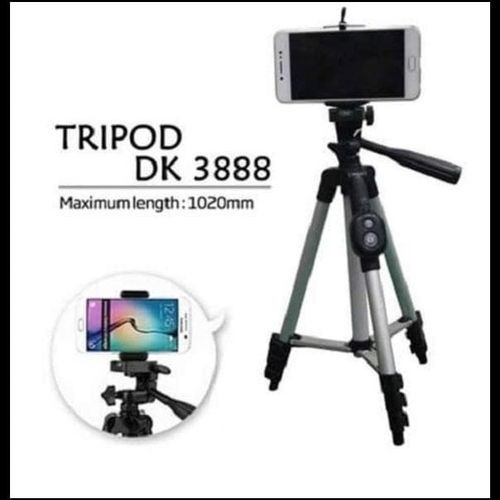 Tripod Bluetooth Wireless 1 meter Universal HP Kamera free Sarung &amp; Remote Bluetooth DK3888