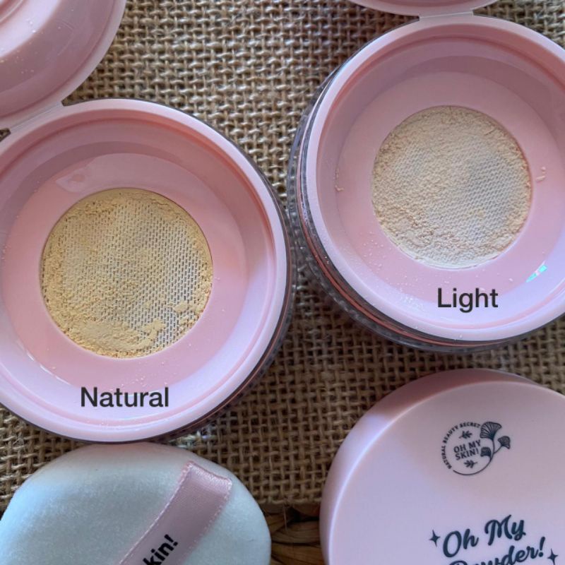 Oh My Powder Ohmyskin! Loose powder/ bedak tabur ohmyskin (Free Gift)