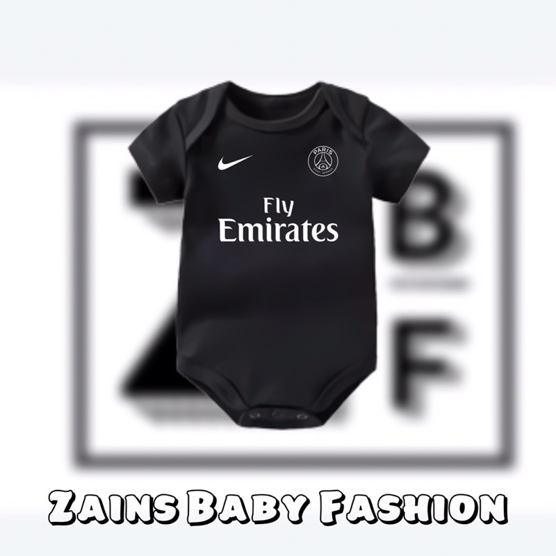 Kaos baju T-Shirt bayi PSG Neymar Messi psg Paris Saint German jumper baby kids pendek tulisan usia 