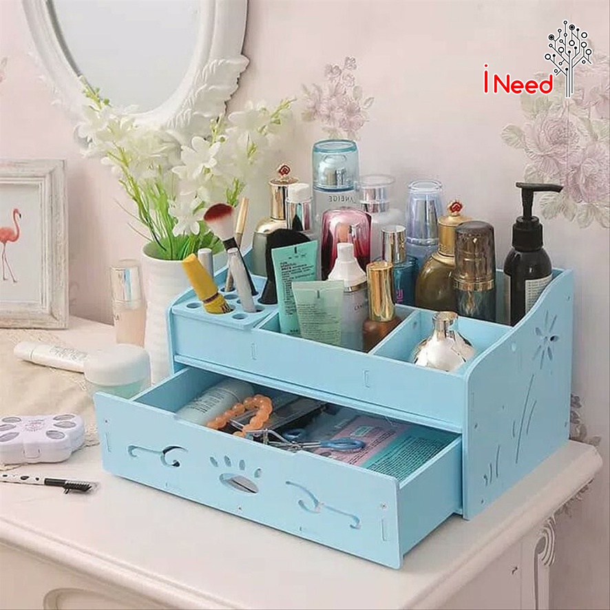 ( INEED ) HB528 Rak Kosmetik - Kotak penyimpanan kosmetik