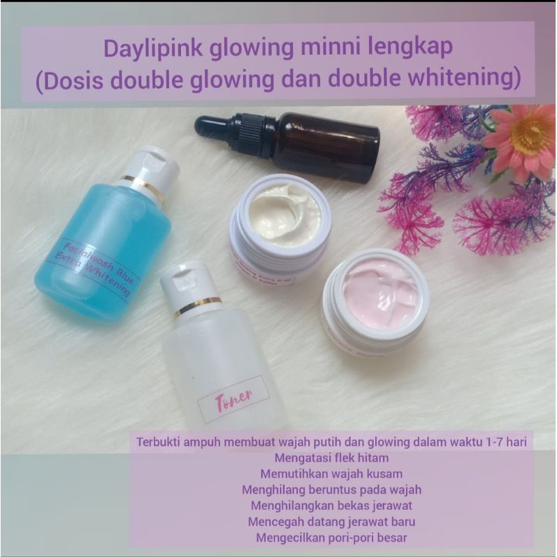 Cream glowing memutih kan wajah asli racikan dokter