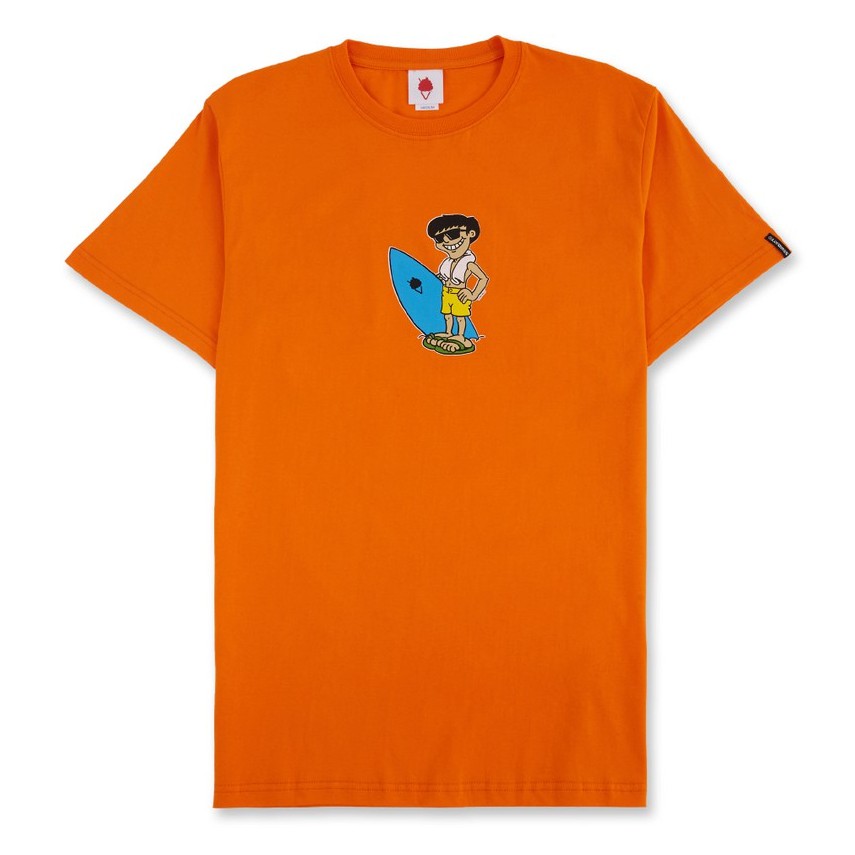 SundaySundayCo Kaos  Pria  Yung Billy Orange  Shopee 