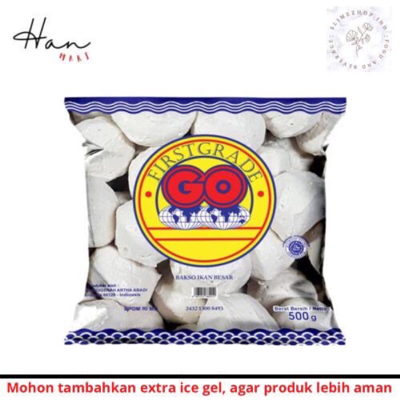 

(FROZEN FOOD GO) BAKSO IKAN BESAR 500gr