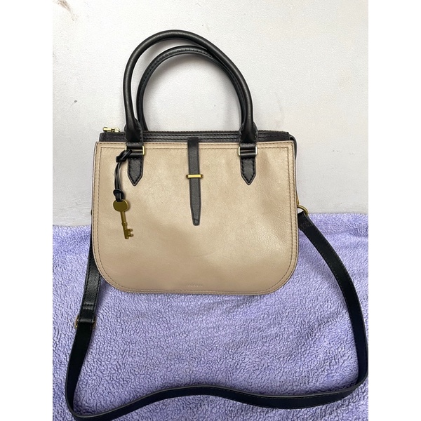 preloved fossil satchel ryder medium