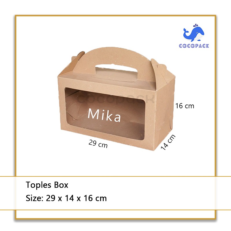 

Multipurpose Toples Cake Box Gift Souvenir Hampers
