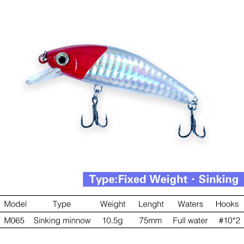 Minnow Agile BESAR 7cm 10,5gr Long Cast Sinking - Umpan Casting Muara, Tambak, Laut