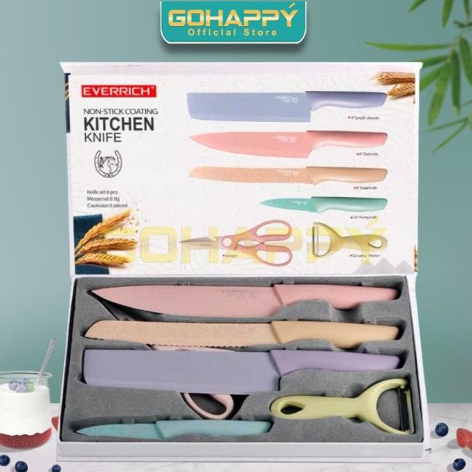 

Ready Stock Gohappy Pisau Set Korea Ceramic Knife Set Termurah