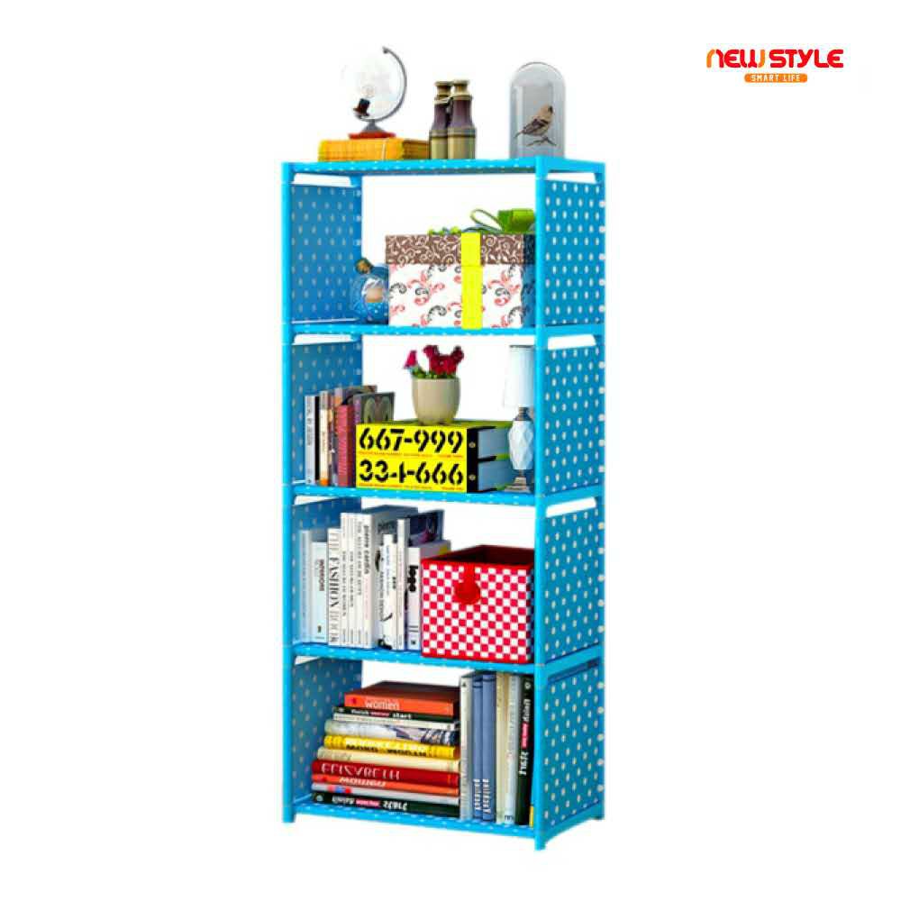 Newstyle Rak  Buku  Portable  Serbaguna 5 tingkat 4 susun 