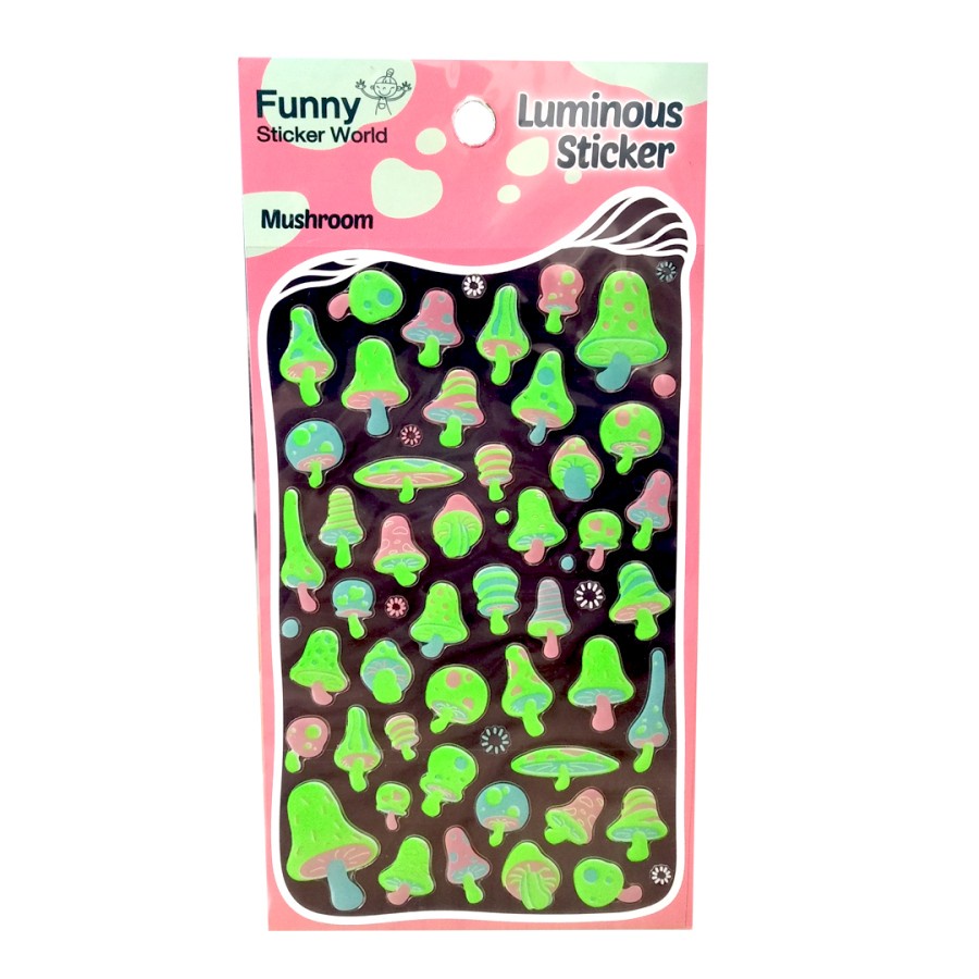 

Bydesign - FUNNY STICKER WORLD - LTC - 01 Mushroom