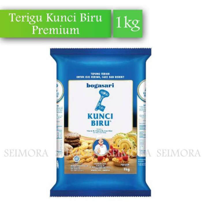 

cs777vv Tepung Terigu Kunci Biru Premium 1Kg Da01D100