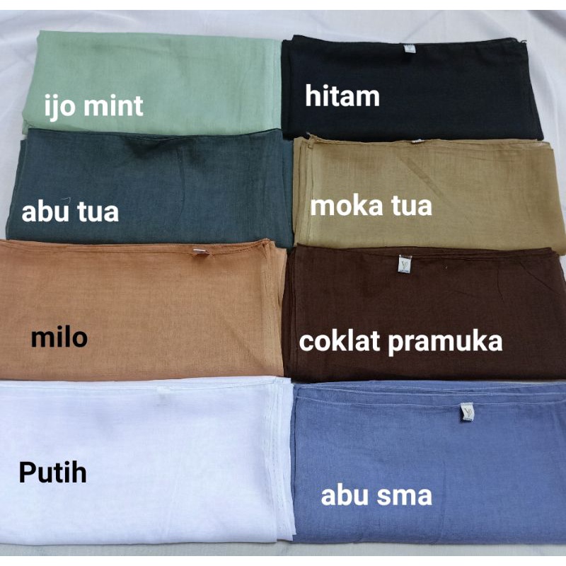 Kerudung paris polos murah (ori) varisha bisa (COD)