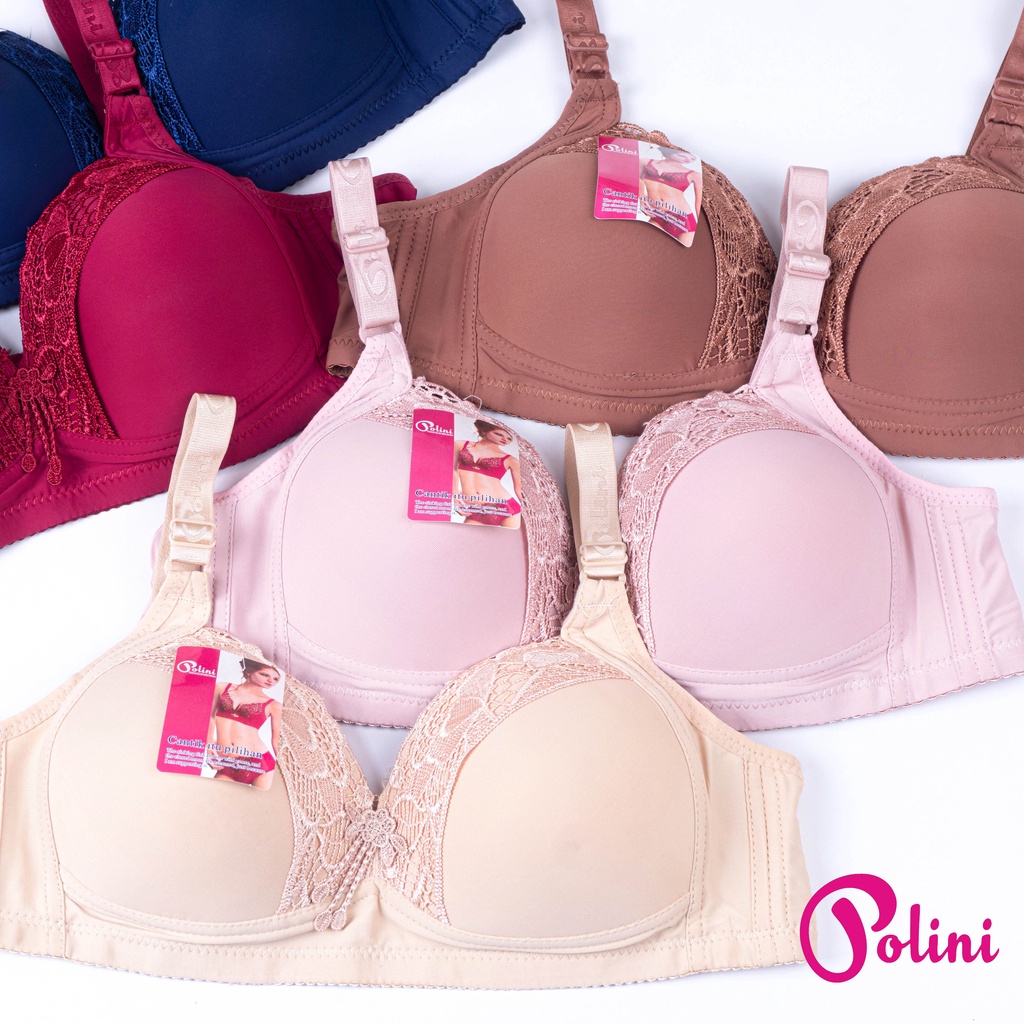 BEE - Bra Bh Busa Tanpa Kawat Ukuran Besar 36 38 40 42 44 46 Polini 777