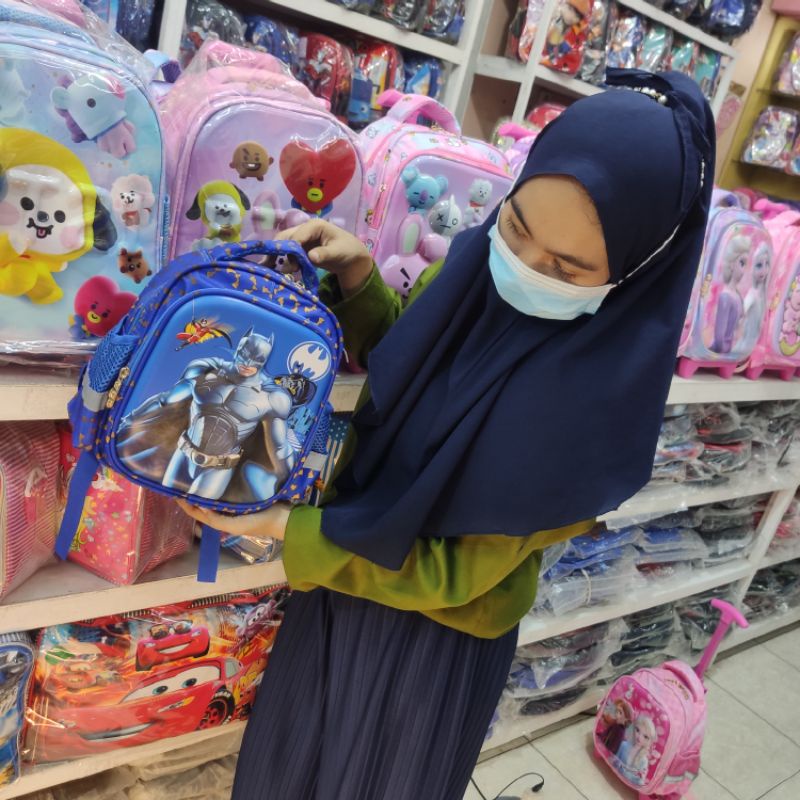 Ransel Anak Sekolah Paud  3D Glossy HSD-12810 Ransel Sekolah Ransel TK Backpack Anak Ransel Karakter Backpack Karakter Tas Punggung Tas Ransel Anak