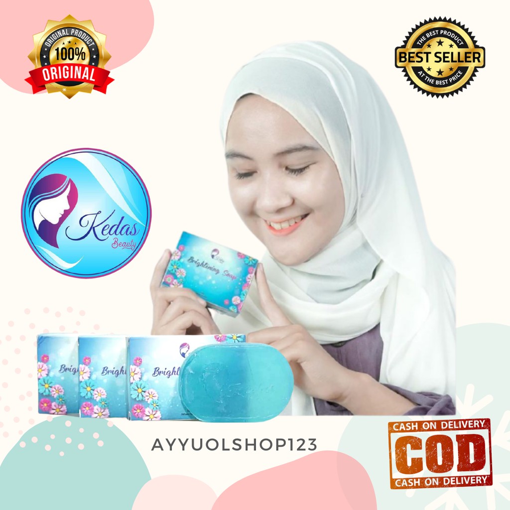 KEDAS BEAUTY BRIGHTENING SOAP - SABUN PEMUTIH WAJAH GLOWING