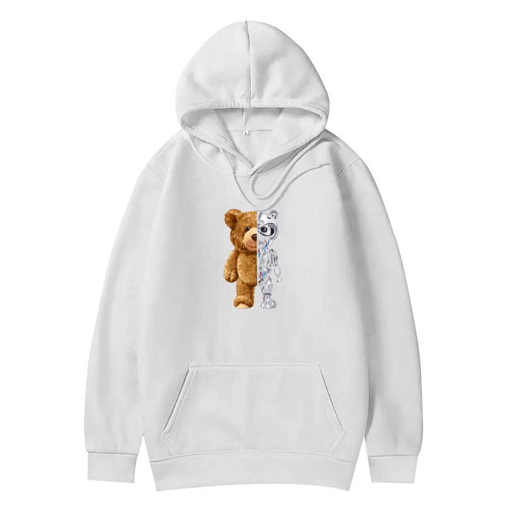 BEAR HOODIE JUMPER PRIA WANITA Size M-XXL