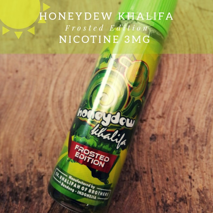 khalifa honeydew 3mg - 60ml liquid vape