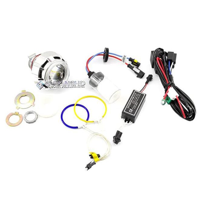 Terbaru Lampu Projector Motor HID Projie Bulat Vahid AES Super Mini MH1 murah berkualitas