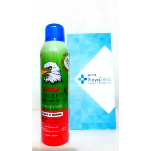 Eagle Spray 280 ml / 500ml - Desinfektan Kuman Virus Bakteri - Caplang