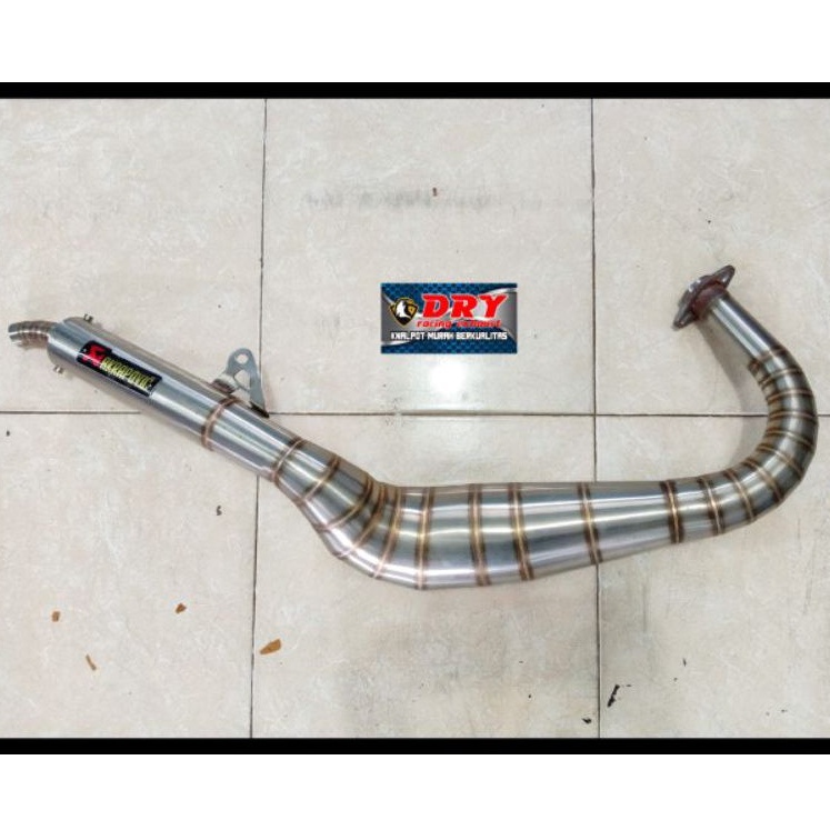 KNALPOT RX KING RX SPESIAL KOLONG PYTON AKRAPOVIC FULL STENLESS