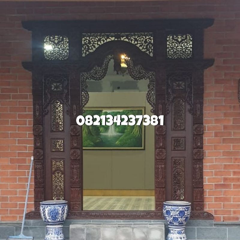Gebyok Ukir Jepara | Gebyok Ukir Jawa | Gebyok Klasik | Pintu Gebyok Jepara | Gebyok 2,5 Meter