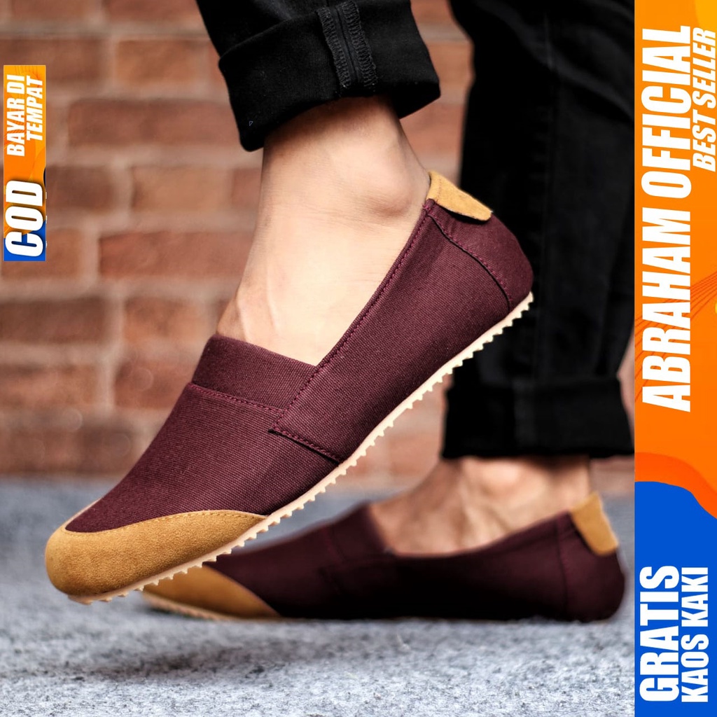 ABRAHAM UNO Sepatu Casual Slip On Pria