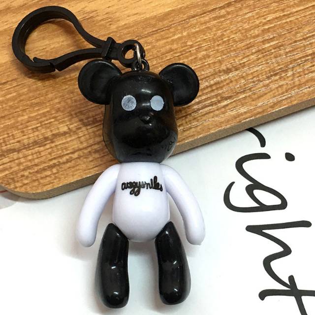 POPOBE Keychain Gantungan Kunci Murah Violent Bear Kado Unik Soevenir Murah